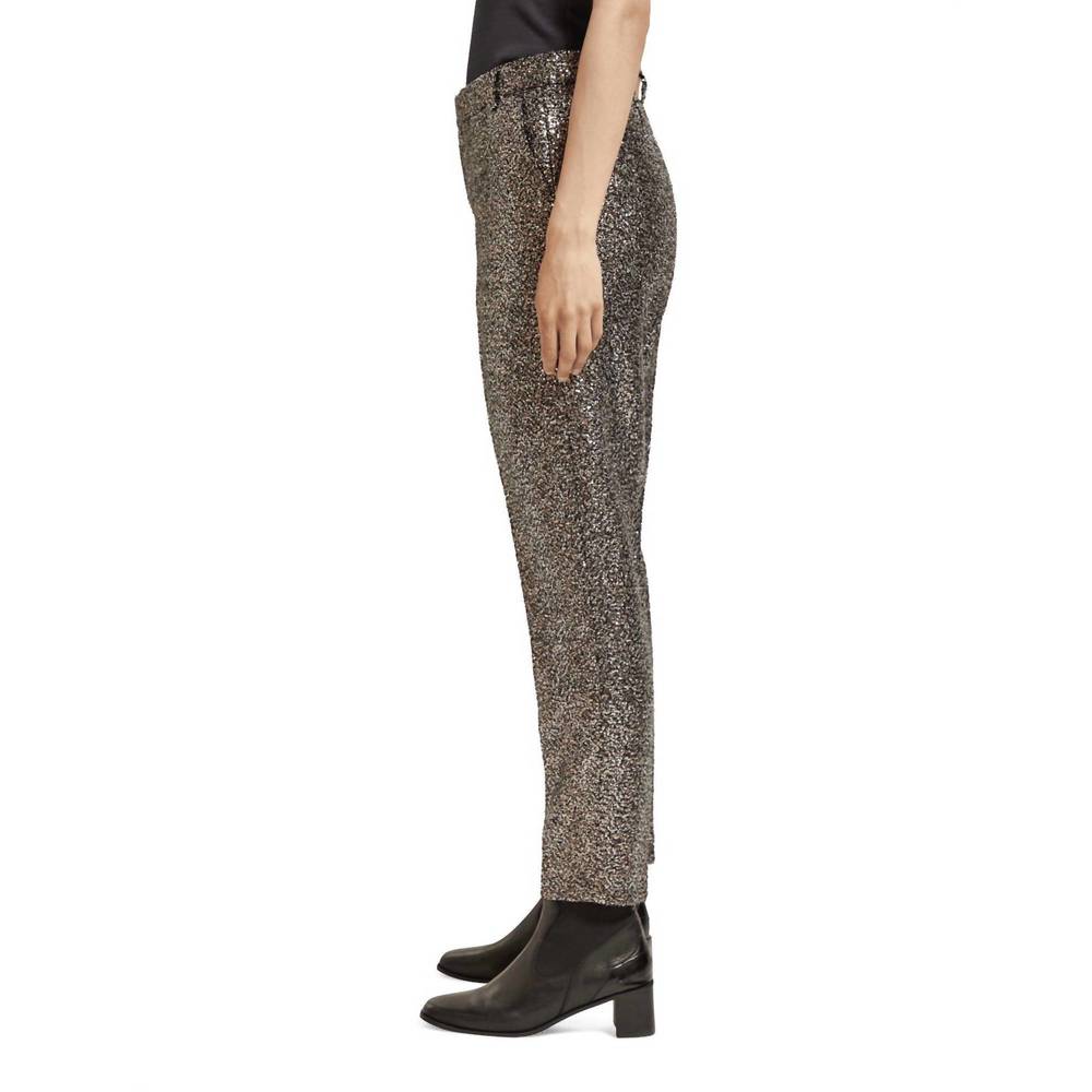 NEW SCOTCH & SODA lowry sequined slim pant in midnight - Picture 2 of 5